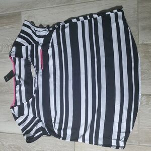 NWT Torrid Striped Zipper Pocket Short Sleeve Top | Torrid Cap Sleeve Shirt